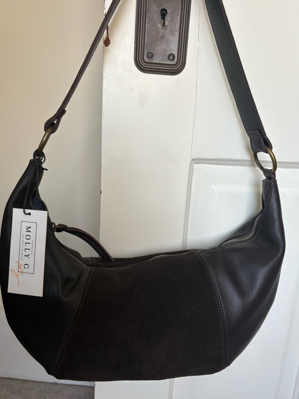 Molly G chocolate shoulder bag